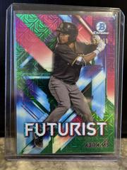 CJ Abrams [Green Refractor Mega Box Mojo] #FUT-CA Baseball Cards 2021 Bowman Chrome Futurist Prices