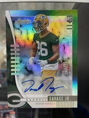 Darnell Savage Jr. [Spectrum Green Autograph] Football Cards 2019 Panini Absolute Prices