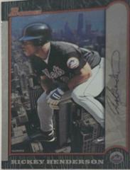Rickey Henderson #223 Baseball Cards 1999 Bowman International Prices