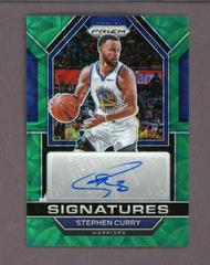 Stephen Curry [Choice Green] #SIG-SCU Basketball Cards 2022 Panini Prizm Signatures Prices