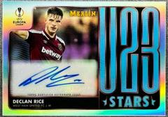 Declan Rice [Autograph] Soccer Cards 2021 Topps Merlin Chrome UEFA U23 Stars Prices