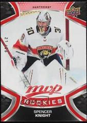 Spencer Knight [Autograph Red] Hockey Cards 2021 Upper Deck MVP Prices