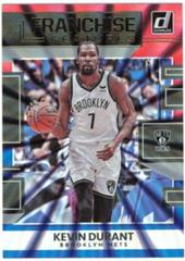 Kevin Durant [Red Blue Laser] #2 Basketball Cards 2022 Panini Donruss Franchise Features Prices