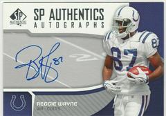 Reggie Wayne #SP-RW Football Cards 2006 SP Authentic Autographs Prices