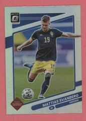 Mattias Svanberg [Optic Holo] Soccer Cards 2021 Panini Donruss Road to Qatar Prices