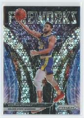 Stephen Curry [Fast Break] #2 Basketball Cards 2021 Panini Prizm Fireworks Prices