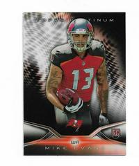 Mike Evans [Black Refractor] #150 Football Cards 2014 Topps Platinum Prices