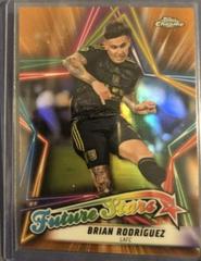 Brian Rodriguez [Orange] Soccer Cards 2022 Topps Chrome MLS Future Stars Prices