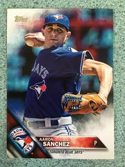 Aaron Sanchez #113 Baseball Cards 2016 Topps Prices