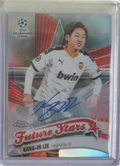 Kang in Lee [Autograph] Soccer Cards 2019 Topps Chrome UEFA Champions League Future Stars Prices