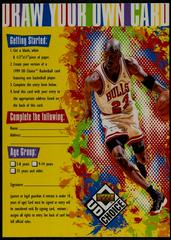 Michael Jordan [Draw Your Own Card] #NNO Basketball Cards 1998 UD Choice Prices