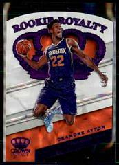 Deandre Ayton [Purple] Basketball Cards 2018 Panini Crown Royale Rookie Royalty Prices