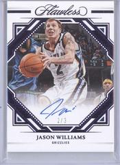 Jason Williams #19 Basketball Cards 2022 Panini Flawless Finishes Auto Prices