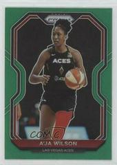 A'ja Wilson [Green Prizm] #13 Basketball Cards 2021 Panini Prizm WNBA Prices