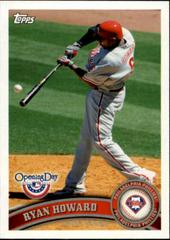 Ryan Howard Baseball Cards 2011 Topps Opening Day Prices
