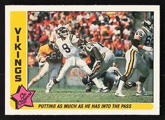 Vikings [Putting As Much As He...] #46 Football Cards 1985 Fleer Team Action Prices