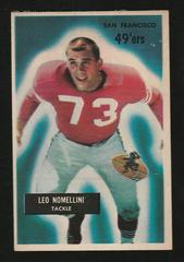 Leo Nomellini #104 Football Cards 1955 Bowman Prices
