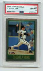 Tom Glavine #19 Baseball Cards 1997 Topps Chrome Prices