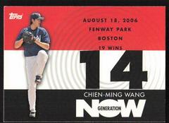Chien-Ming Wang #GN98 Baseball Cards 2007 Topps Generation Now Prices