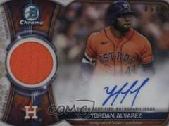Yordan Alvarez Baseball Cards 2023 Bowman Chrome Autograph Relics Prices