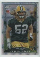 Clay Matthews [Xfractor] Football Cards 2009 Topps Chrome Prices