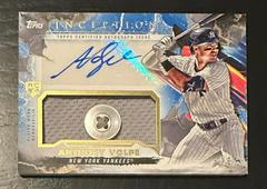 Anthony Volpe [Blue Buttons] #IAP-AV Baseball Cards 2023 Topps Inception Autograph Patch Prices