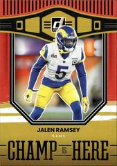 Jalen Ramsey [Red] #CH-8 Football Cards 2022 Panini Donruss Champ is Here Prices
