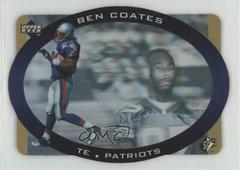 Ben Coates [Gold] #27 Football Cards 1996 Spx Prices