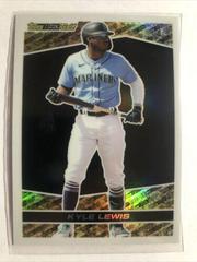 Kyle Lewis Baseball Cards 2021 Topps Chrome Update Black Gold Prices