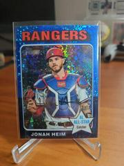 Jonah Heim [Blue Sparkle Refractor] #22 Baseball Cards 2024 Topps Heritage Chrome Prices