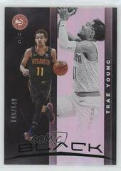 Trae Young #1 Basketball Cards 2019 Panini Black Prices