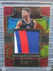 Shai Gilgeous Alexander [Tie Dye] #TM-SG Basketball Cards 2022 Panini Select Throwback Memorabilia Prices
