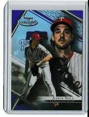 Aaron Nola [Class 1 Purple] #96 Baseball Cards 2021 Topps Gold Label Prices