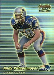 Andy Katzenmoyer [Refractor] #112 Football Cards 1999 Bowman's Best Prices