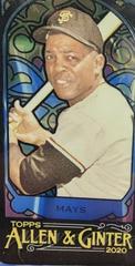 Willie Mays [Mini Stained Glass] #29 Baseball Cards 2020 Topps Allen & Ginter Prices