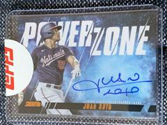 Juan Soto [Orange] #PZA-JS Baseball Cards 2022 Stadium Club Power Zone Autographs Prices