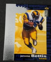 Jerome Bettis [Crash the Game Silver] #C16 Football Cards 1995 Collector's Choice Crash the Game Prices