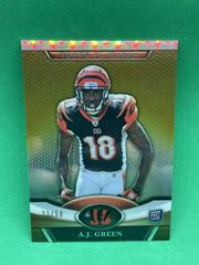A.J. Green [Rookie Patch Autograph Gold Refractor] Football Cards 2011 Topps Platinum Prices