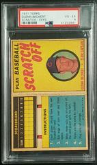 Glenn Beckert Baseball Cards 1971 Topps Scratch Offs Prices