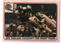 New England Patriots [The Rugby Touch] #18 Football Cards 1976 Fleer Team Action Prices