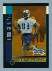 Albert Haynesworth [Gold Refractor] #134 Football Cards 2002 Bowman Chrome Prices