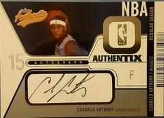 Carmelo Anthony Basketball Cards 2003 Fleer Authentix Autograph Prices