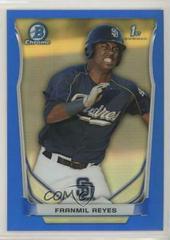Franmil Reyes [Blue Refractor] Baseball Cards 2014 Bowman Chrome Prospects Prices