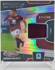 Andrea Belotti #FG-AB Soccer Cards 2020 Panini Chronicles Fabric of the Game Prices