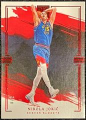 Nikola Jokic [Asia Red] #14 Basketball Cards 2022 Panini Impeccable Prices