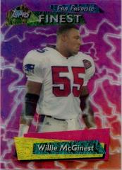 Willie McGinest #FF20 Football Cards 1995 Topps Finest Fan Favorites Prices
