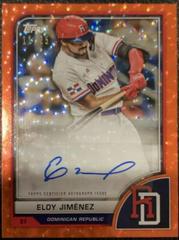 Eloy Jimenez Baseball Cards 2023 Topps World Classic Autographs Prices