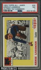 Arnold Lassman [(Alfred 'Al'Lassman)] #46 Football Cards 1955 Topps All American Prices