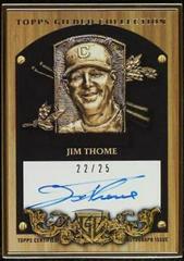 Jim Thome #HAFPA-JTH Baseball Cards 2022 Topps Gilded Collection Gold Framed Hall of Famer Plaque Autographs Prices