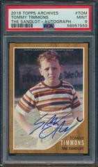 Tommy Timmons [Autograph] #TOM Baseball Cards 2018 Topps Archives the Sandlot Prices